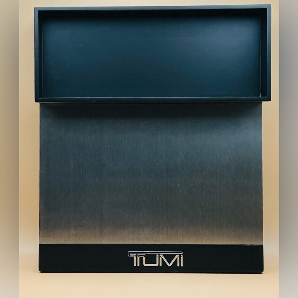 Tumi Multi-Use Retail Display Case: Brand  New.  Color: Black & Gun Metal Silver